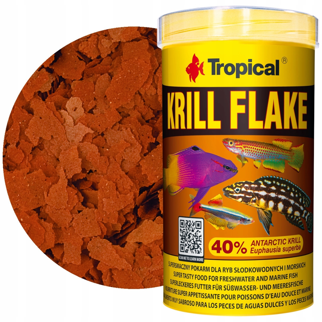 Tropical Krill Flake Kovadan Bölme (100 gram vakumlu paket)