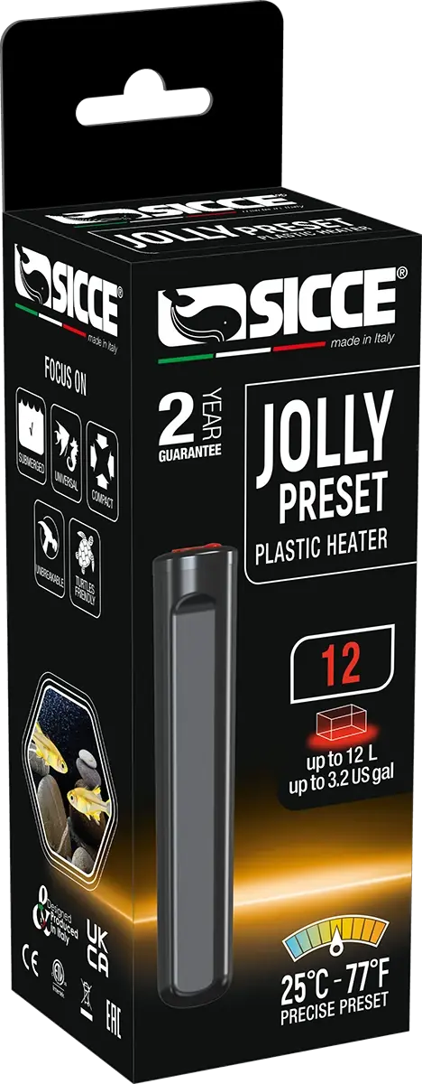 Sicce Jolly Preset 12 Mini Akvaryum Isıtıcısı