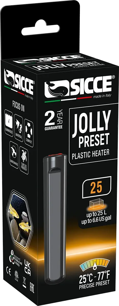 Sicce Jolly Preset 25 Mini Akvaryum Isıtıcısı