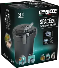 Sicce Space EKO 120 Dış Filtre 600 L/S